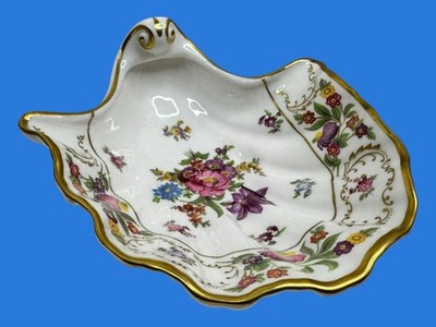 Hammersley -Dresden Sprays- Jakobsmuschelförmige Fußschale - Top Zustand - 5 cm