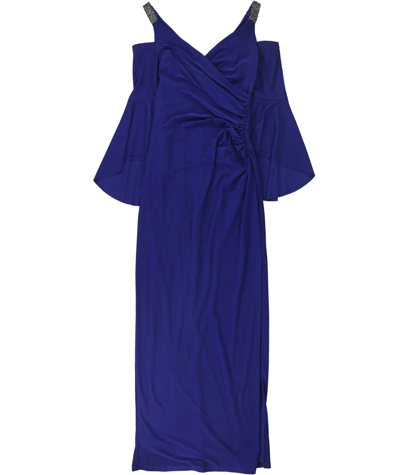 Ralph Lauren Womens Tiffin Gown Dress, blue, 4