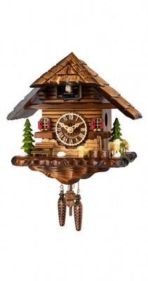 Engstler Pendule à Coucou à Quartz Maison de Forêt Noire avec