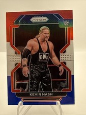 2022 Panini Prizm WWE - Kevin Nash #113 Red White & Blue Prizm