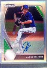 2021 Prizm Draft Picks Jackson Jobe Auto #PDP3 Chargers Base Autographs Silver