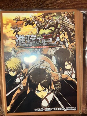 Attack On Titan Sleeves Mikasa Eren Armin Card Sleeves 52