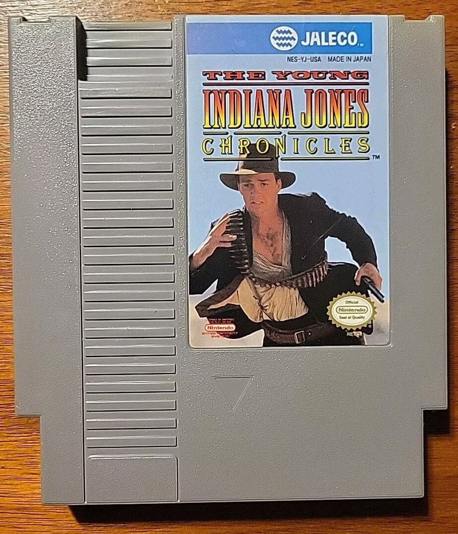 Vintage The Young Indiana Jones Chronicles NES Nintendo Vintage The Young Indiana Jones Chronicles NES Nintendo