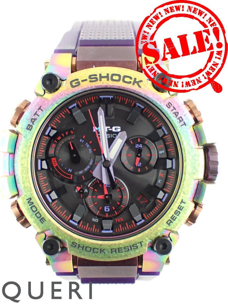 Casio G Shock MTG B3000 Series Aurora Motif Black Dial MTG B3000PRB 1AJR Used