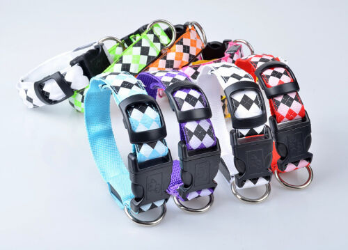 LED Glow Collar Dog Puppy Pet Flashing Light Safety Glow In The Dark FAST POST - Picture 23 of 81