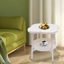 Four-leaf Clover Shape End Table Coffee&Tea Table Sofa Side Snack Table