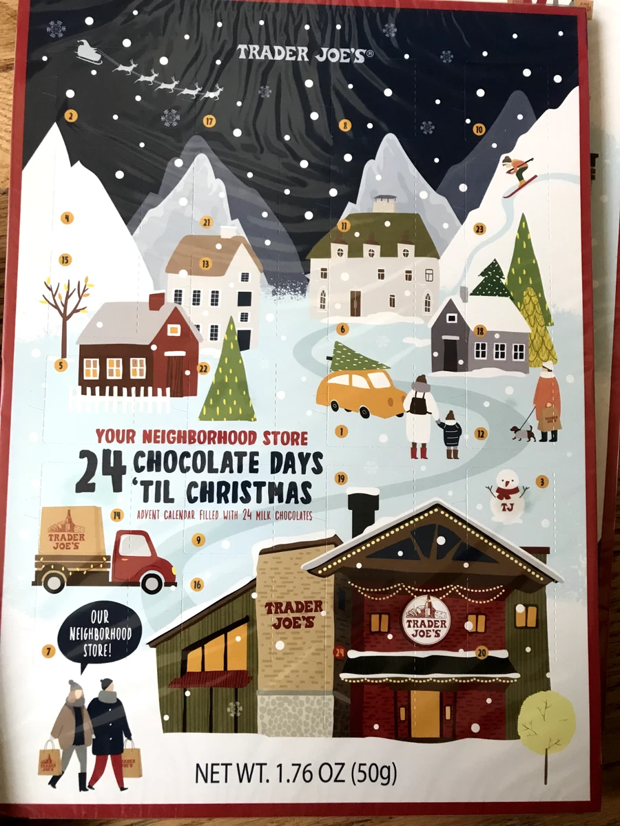 Trader Joe's Chocolate Neighborhood Store Holiday Advent Calendar Christmas  RARE | eBay