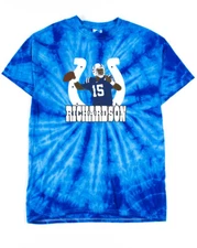 Tie-Dye Anthony Richardson Indianapolis Indy Colts Logo T-Shirt