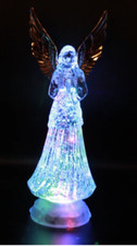 LED  LIGHT-UP PRAYING ANGEL FIGURINE ANGELS C...