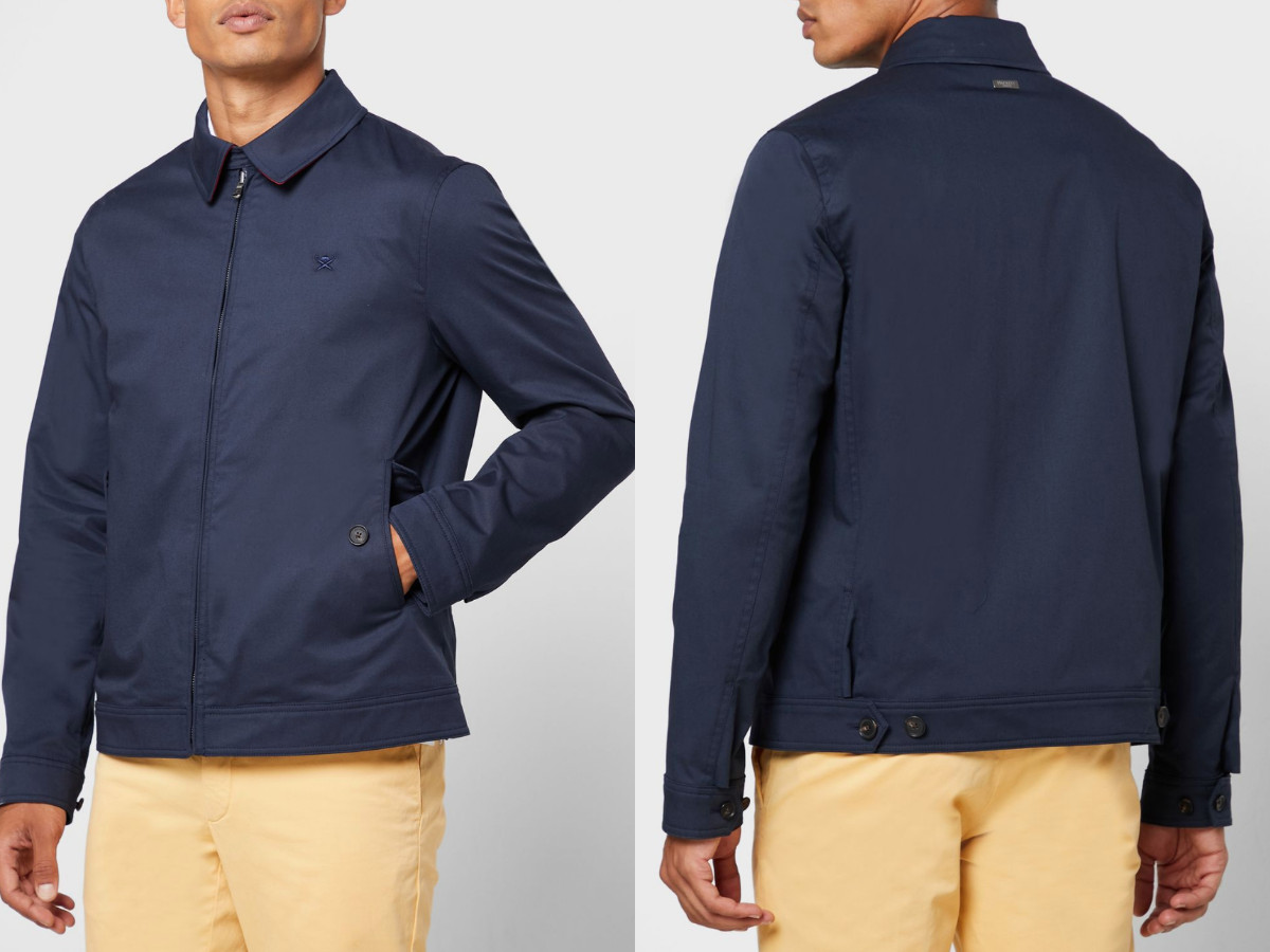 Hackett London Iconic Jacket College Bomber Jacket Blouson Windbreaker New XL
