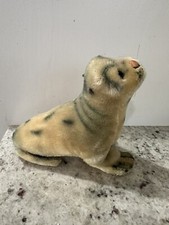 Vtg. Steiff "Robby" Spotted Mohair Baby Seal Germany 5"