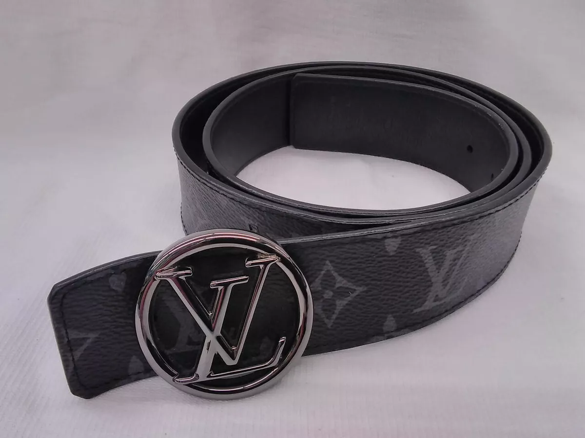 LOUIS VUITTON Ceinture LV Circle Buckle Monogram Eclipse