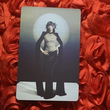 Jennie Fire BLACKPINK KPOP Idol Girl Photo Card Golden Moon