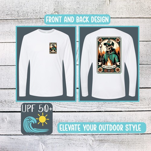 The Camping Dad UPF 50+ Langarm Sonnenshirt Oberteile schnelltrocknend leicht - Bild 1 von 14