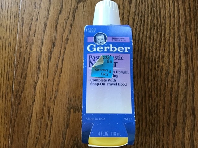 gerber glass baby bottles
