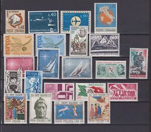 S16852) Italy MNH 1965 Complete Year Set 22v