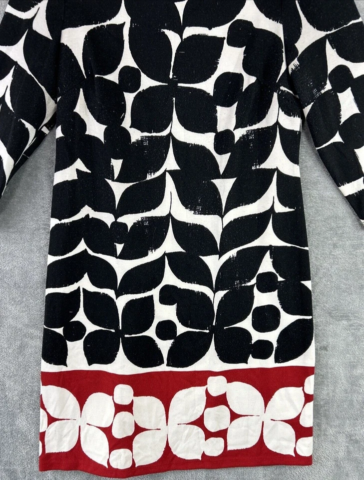 Vestido pequeño para mujer London Style Collection patrón floral geométrico y2k preppy Foto 3 de 4