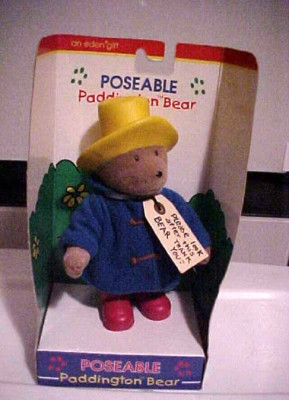 PADDINGTON BEAR poseable plush doll British icon in Box