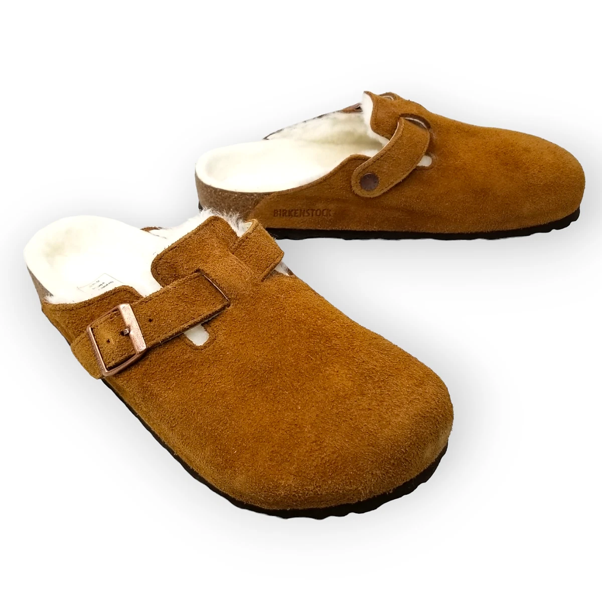 Birkenstock boston shearling 41 sales