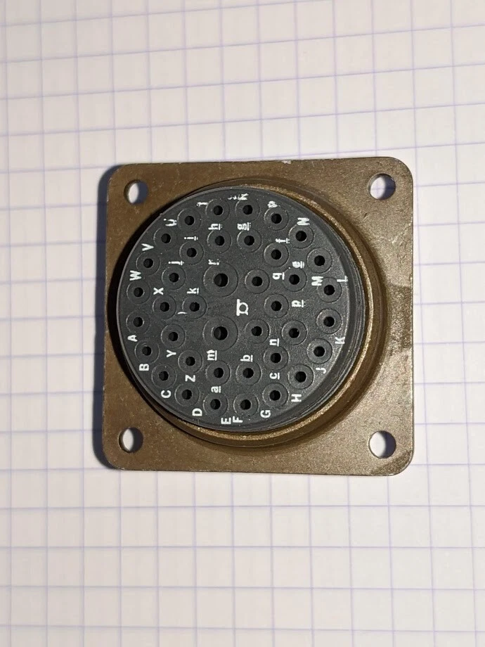 ITT CANNON KPSE02E26-39P РОЗЕТКА 37 X PIN 030-9036-021 / 2 X PIN 030-9032-030 - Изображение 2 из 3