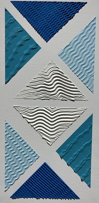 Acrylic 3-D Textured Painting On Canvas