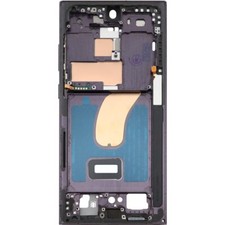 For Samsung Galaxy S23 Ultra 5G SM-S918 Mid Frame Housing Bezel Phantom Black US