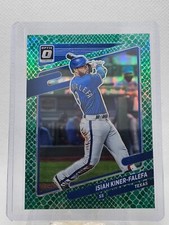 2021 Panini Donruss Optic Baseball Isiah Kiner-Falefa Green Dragon Prizm /88