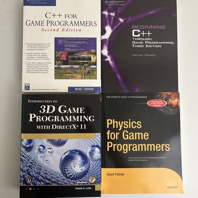 C++ Game Programming Book Lot   DirectX 11 3D Physics Dev C++ Set 4 Text Books