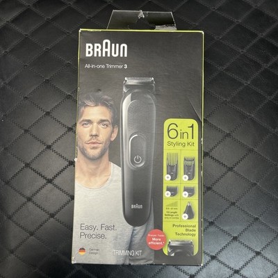 Braun MGK3220 6-in-1 Beard Trimmer Hair Clippers Grooming Kit Rechargeable