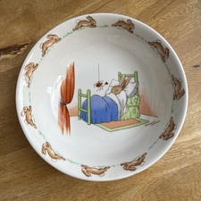 Royal Doulton Bunnykins Fine White Bone China FRIGHTENING SPIDER kleine Schale