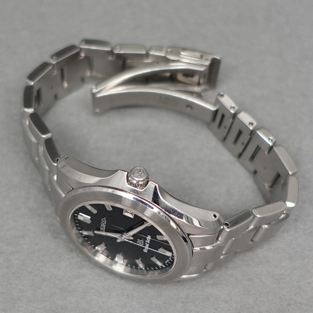 Grand Seiko 腕時計 クォーツ 8J56-8020 SGBF021 SEIKO Grand Seiko 8J56-8020 Black Quartz Men's Watch 37mm Fast