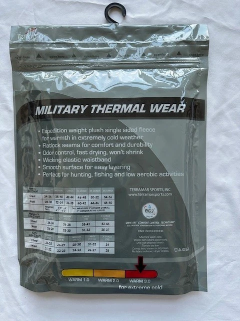 NUEVO CON ETIQUETAS CAPA BASE MILITAR TÉRMICA JUVENIL TERRAMAR 3.0 PEQUEÑA 6/8 RAVEN TOP Foto 4 de 4