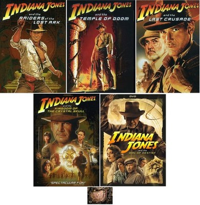 Indiana Jones Harrison Ford The Complete Collection 5 DVD Set New