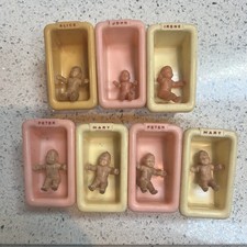 7- Vintage RENWAL HOSPITAL NURSERY SETs1950'S with 7 babies