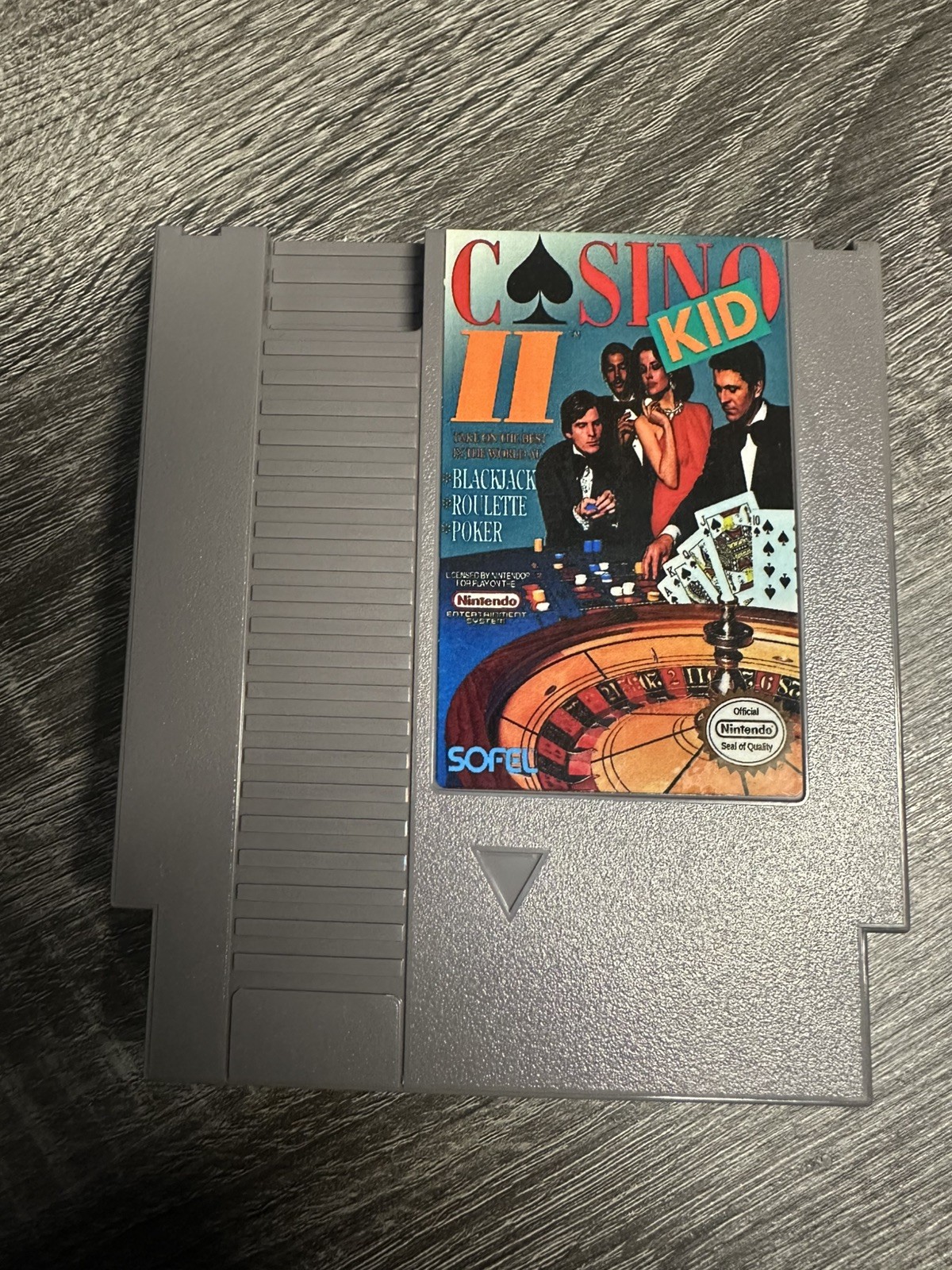 Casino Kid II 2 Nintendo NES Cart NTSC