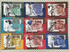 2004 Fleer Legacy 9 Card Lot Roger Clemens, Jeff Bagwell