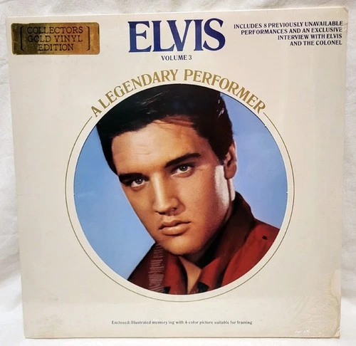 Elvis Presley A Legendary Performer Vol. 1 GOLD Vinyl SEALED Canada