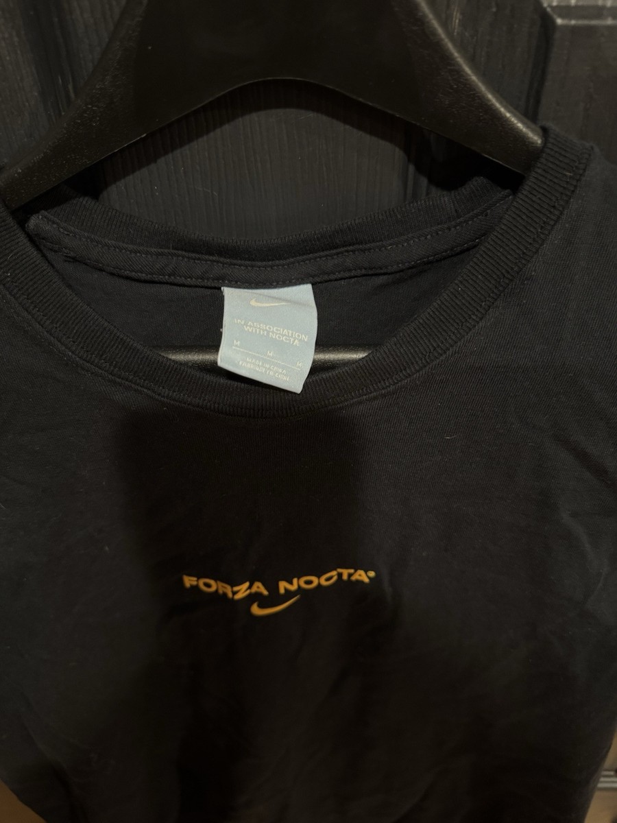 Nike Forza Nocta Graphic Swoosh Black T Shirt Size Medium | eBay