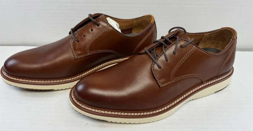 Johnston & Murphy Upton Puntera Lisa Bronceado Grano Completo 11 M EE. UU. Foto 2 de 4