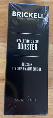 NEW in SEALED BOX BRICKELL Men's Hyaluronic Acid Face Serum Booster - FREE SHIP