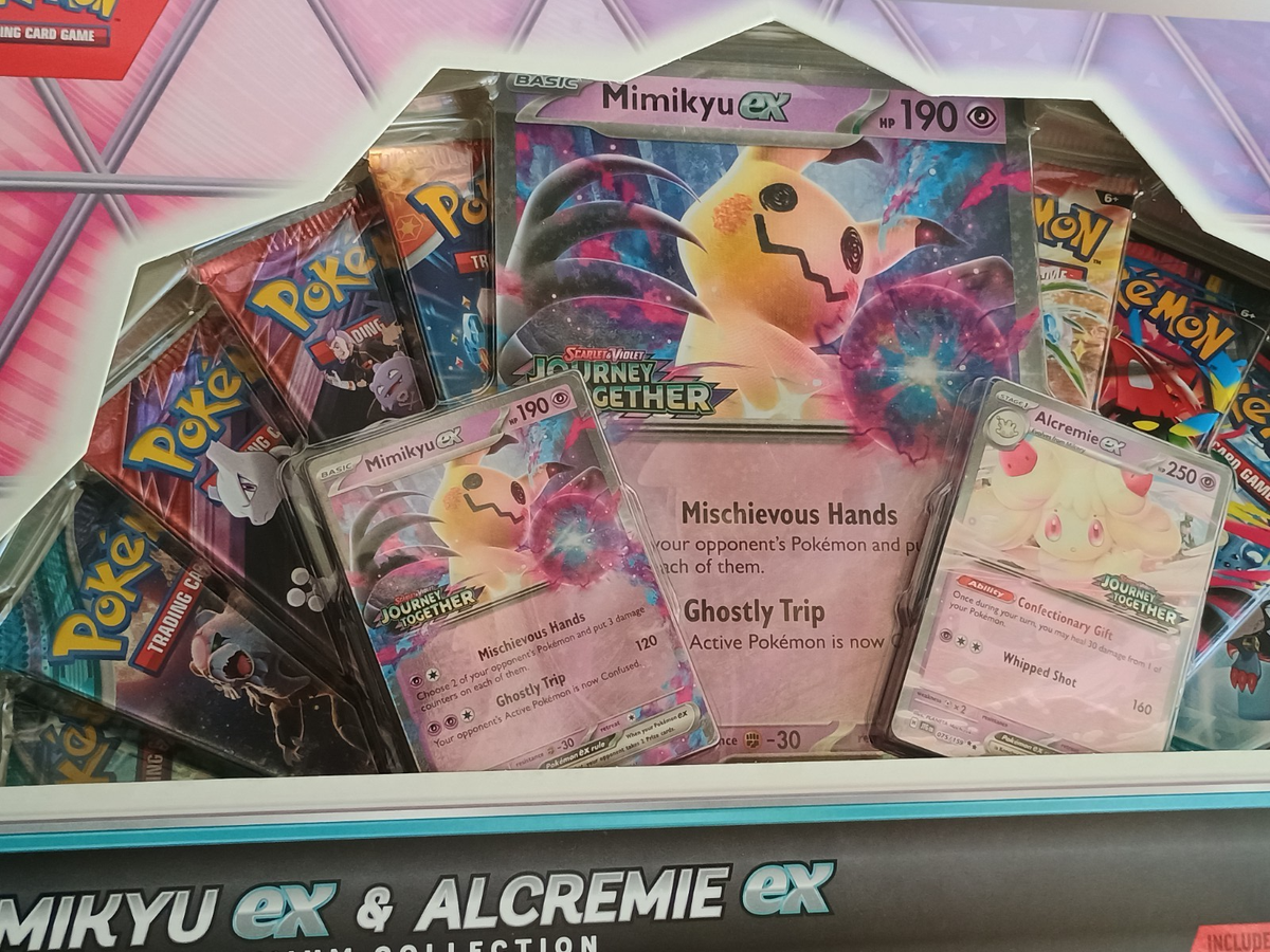Pokemon TCG: Mimikyu ex & Alcremie ex Premium Collection Box - In