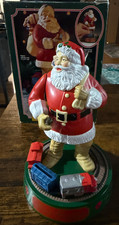 Ertl 1993 Coca-Cola Santa Claus Mechanical Bank used