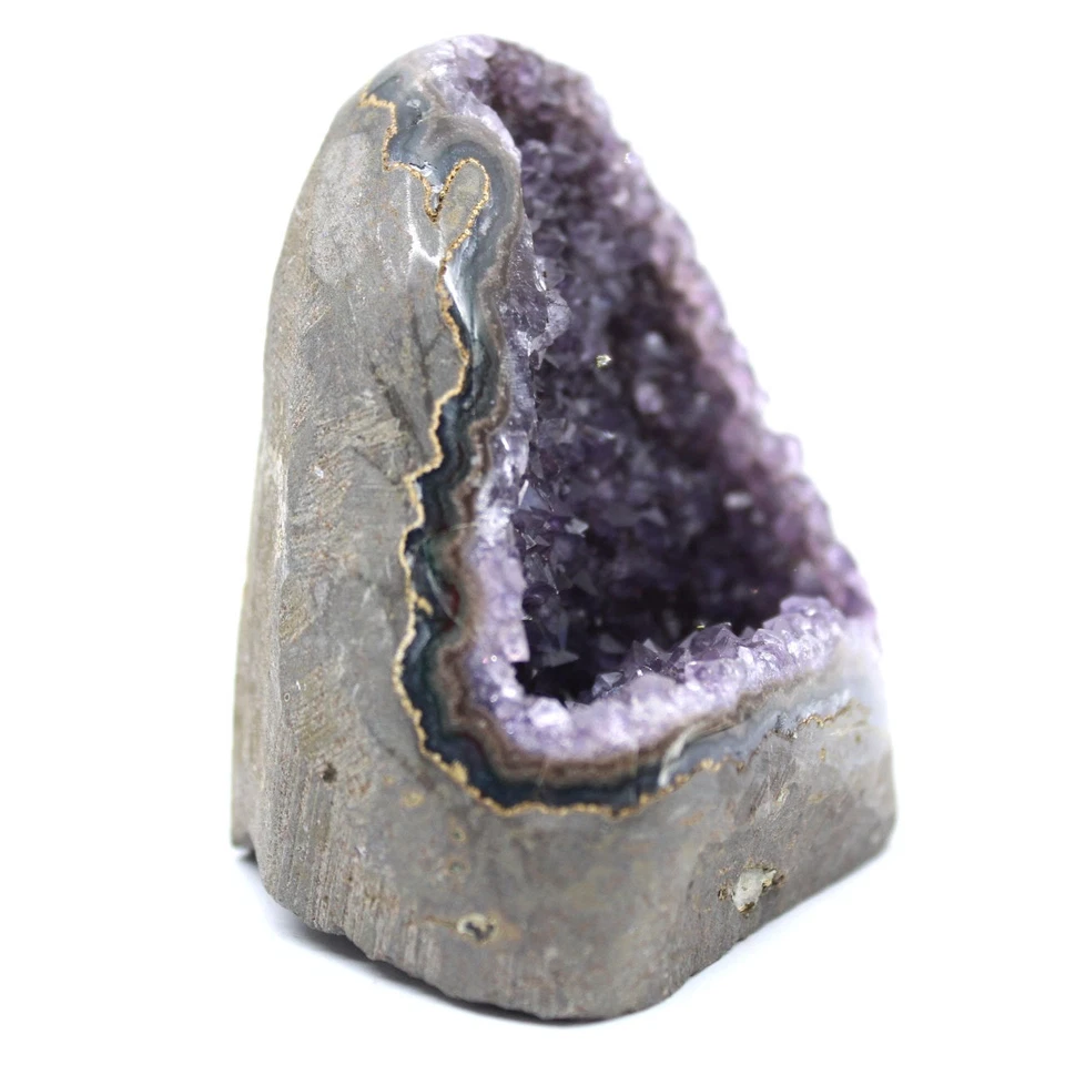 Mini-Géode Améthyste Brésilienne : Collection et Déco 220gr 75mm Brésil - Photo 2/4