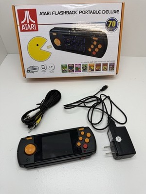 Atari Flashback Portable Deluxe Handheld Console 70 Games Electronic Tested Box