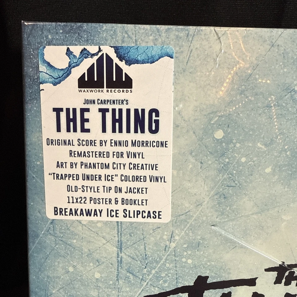 THE THING Cracked Ice Waxwork Records Deluxe Vinyl LP John Carpenter OST (2025) - Image 2 of 4