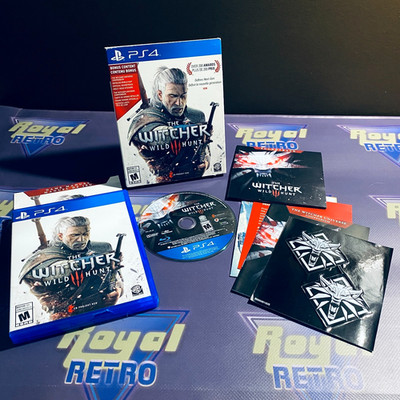 The Witcher 3: Wild Hunt PS4 CIB Bonus Edition   Stickers, Map & Soundtrack!