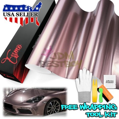ESSMO PET Super Gloss Metallic Frozzen Berry Vehicle Vinyl Wrap Decal Like Paint