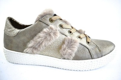 Bugatti Damen Sneaker Fergie Revo Taupe/Mehrfarbig in Gr. 37