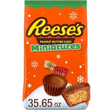 REESE'S Miniatures Milk Chocolate Peanut Butter Cups, 35.65 Ounce (Pack of 1) 