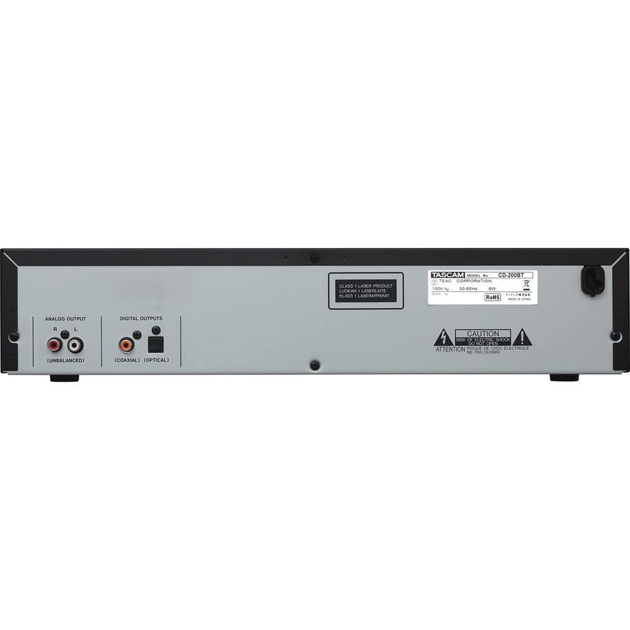 TASCAM Professional CD Player with Bluetooth Receiver CD-200BT (0090-0019)